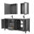 Daria 72'' Double Bathroom Vanity with Carrara Marble Top-70404268-80205458-70404272