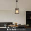 Luminaire suspendu noir mat à 1 lumière avec perles en cristal Keischa