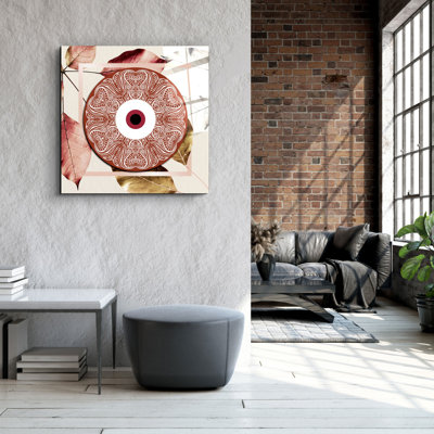 Superbe peinture décorative en verre trempé de 31,5 po x 31,5 po | 100% verre trempé, épaisseur: 0,16 pouce | Imprimé UV pour des couleurs éclatantes et une durabilité | Décoration murale parfaite pour le salon, la chambre à coucher ou le bureau, design élégant et moderne