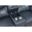 Stanwicke Motion Reclining Loveseat With Console, Premium Faux Leather, Smooth Adjustments, And Durable Construction For Modern Comfort.