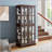 Curio Display Cabinet With Adjustable Shelves And Glass Doors, For Showcasing Collectibles In A Four-Door Design-1649286873
