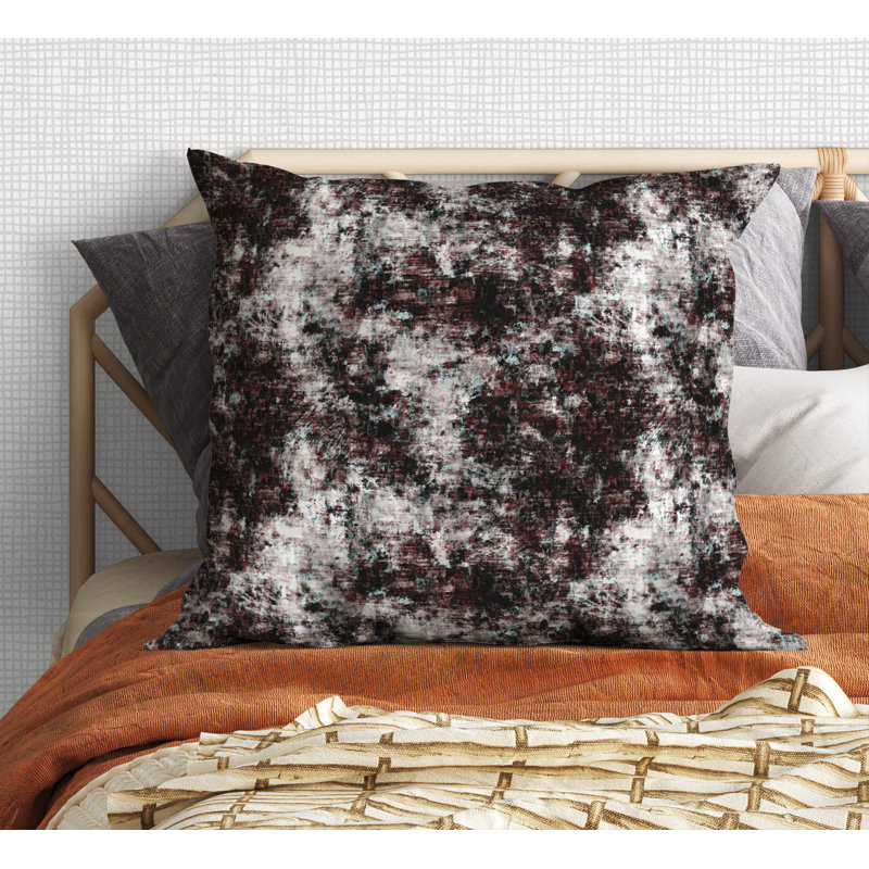 Abstract Outdoor Reversible Throw Pillow, 16" x 16"