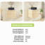 Meuble-lavabo mural simple 23,6 po avec dessus en pierre reconstituée-653915613