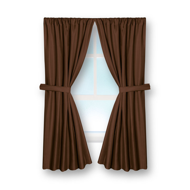 Jamarl Curtain Pair, Brown