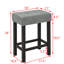 Table de bar 59 pouces, table de salle à manger, table de canapé avec prise de courant, 3 tabourets rembourrés, table de bar 4 pièces et ensemble de chaises pour le salon, la salle à manger, la cuisine-665203161