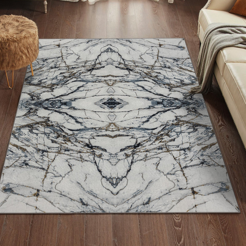 Giesey Indoor Rug, Rectangle 6' x 9'