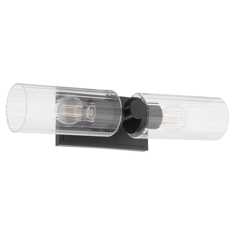 Juniper 2 Light Wall Mount |Aged Brass, Matte Black