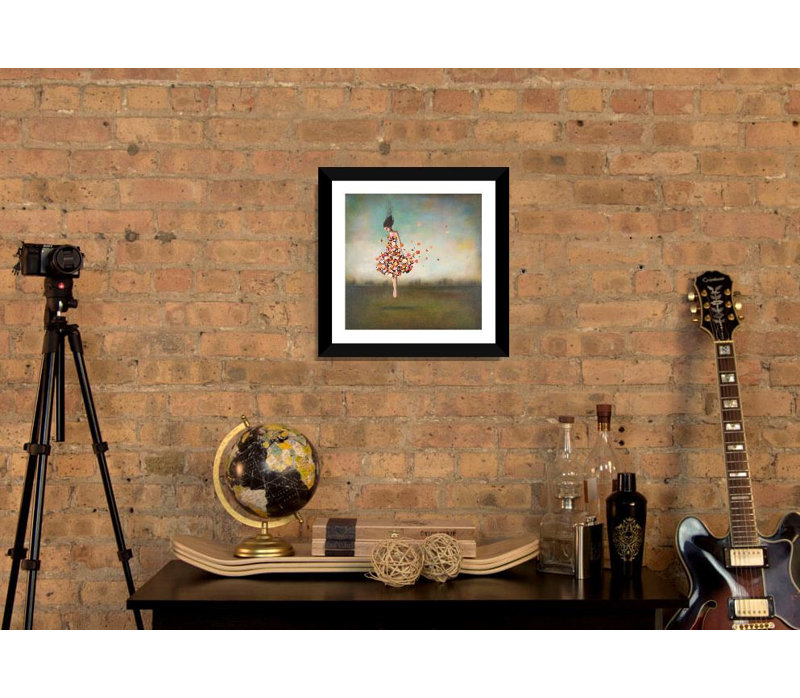 «Boundlessness in Bloom», reproduction, Cadre noir, H 24 po x l 24 po x p 1 po