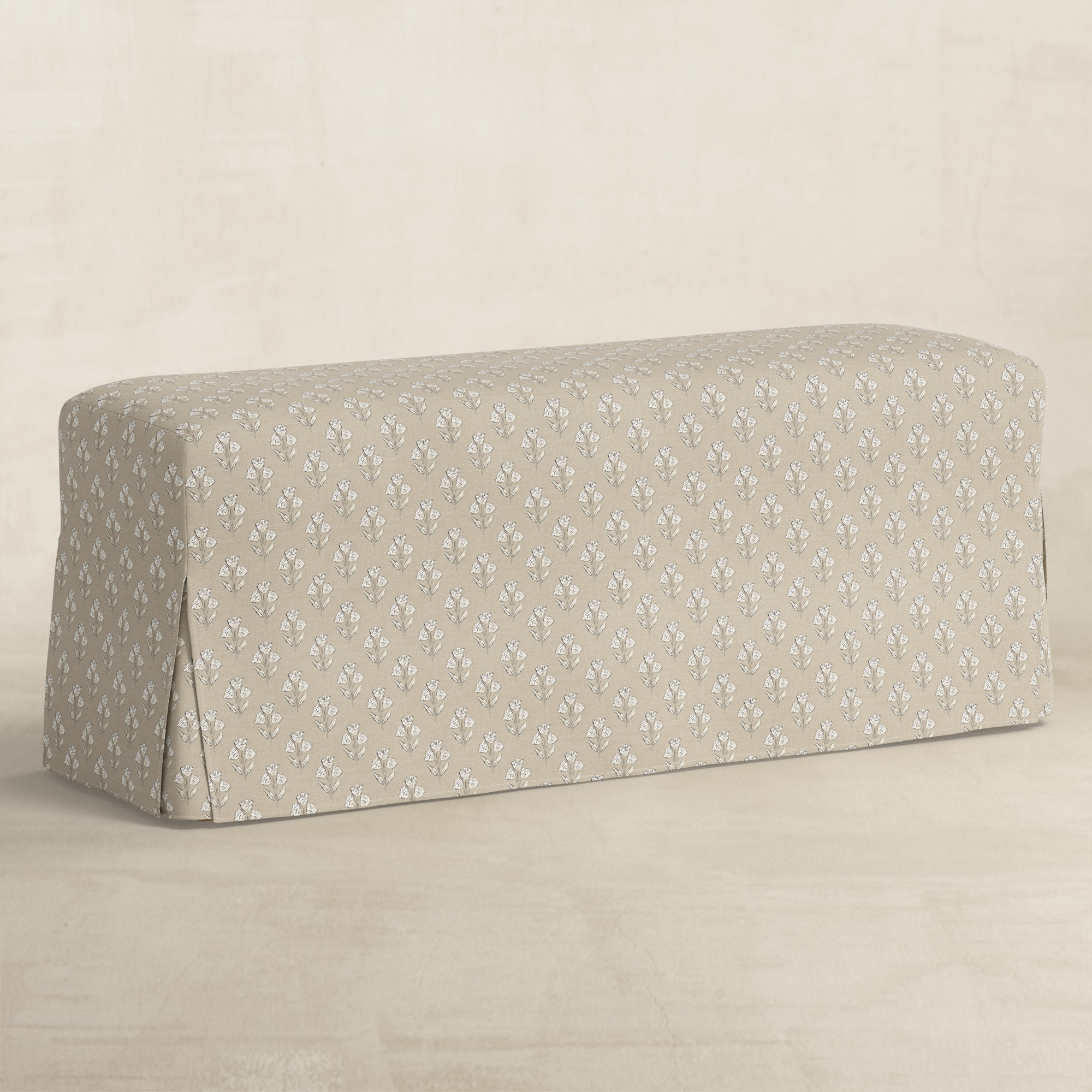 Bench, Tan Floral