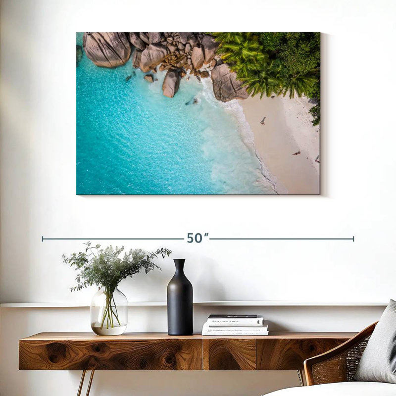 Gillard Shark Beach Seychelles, 26" H x 39" W