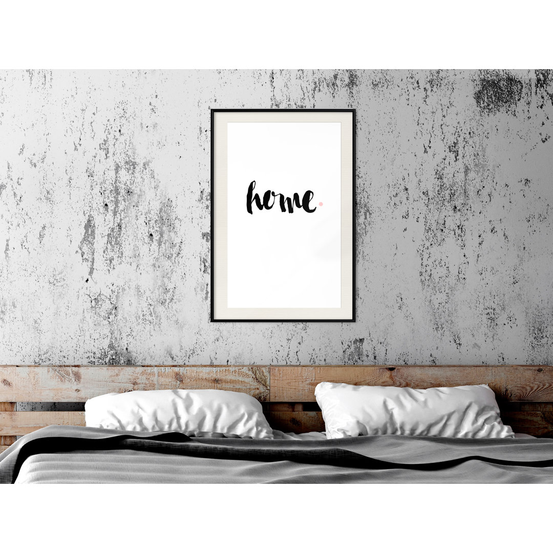 Gerahmte Typographische Kunst Your Own Place