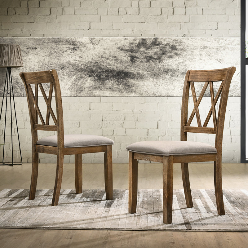 Ensemble de 2 chaises de salle à manger rembourrées Windvale