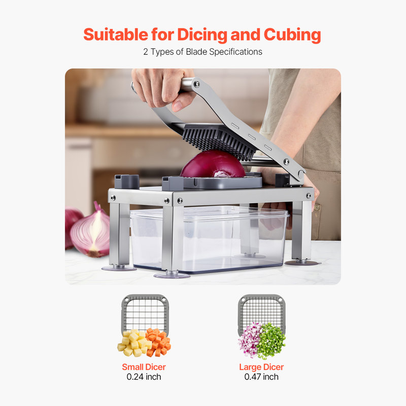 Vegetable Chopper Mandoline Slicer, All-in-1 Food Veggie Cutter with 9 Stainless Steel Blades, Cheese Grater Onion Potato Dicer with Container, Salad Spiralizer Kitchen Gadgets&Essentials