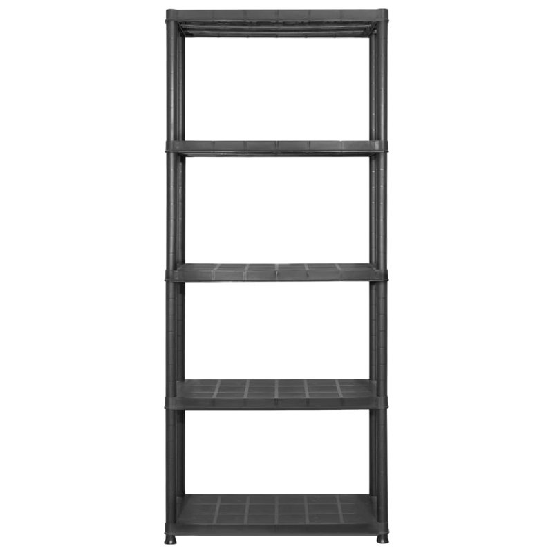 Pawlowski 205.5cm W Plastic Shelving Unit, 66.93cm H x 27.95cm W x 38cm D