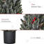 Arbre de Noël miniature avec pointes floquées et décorations des Fêtes, pomme de pin décorative
