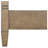 Queen Canopy Bed Frame In Brown - Solid Wood And Upholstered Headboard Metal Veneer Side Rail Foot Board Slat Foundation Versatile Foam With