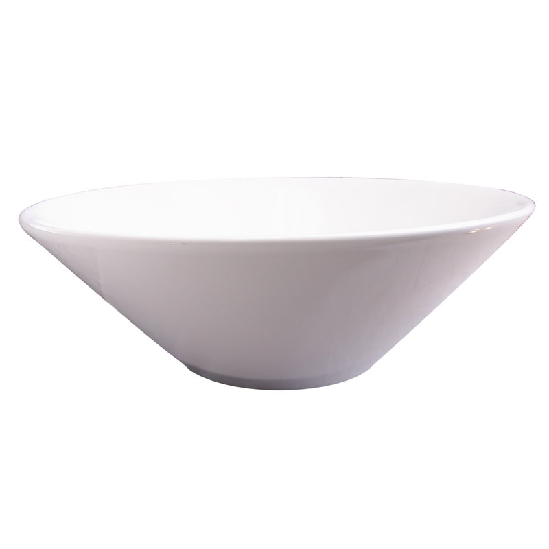 Barclay Dana 16.75'' White Vitreous China Circular Bathroom Sink