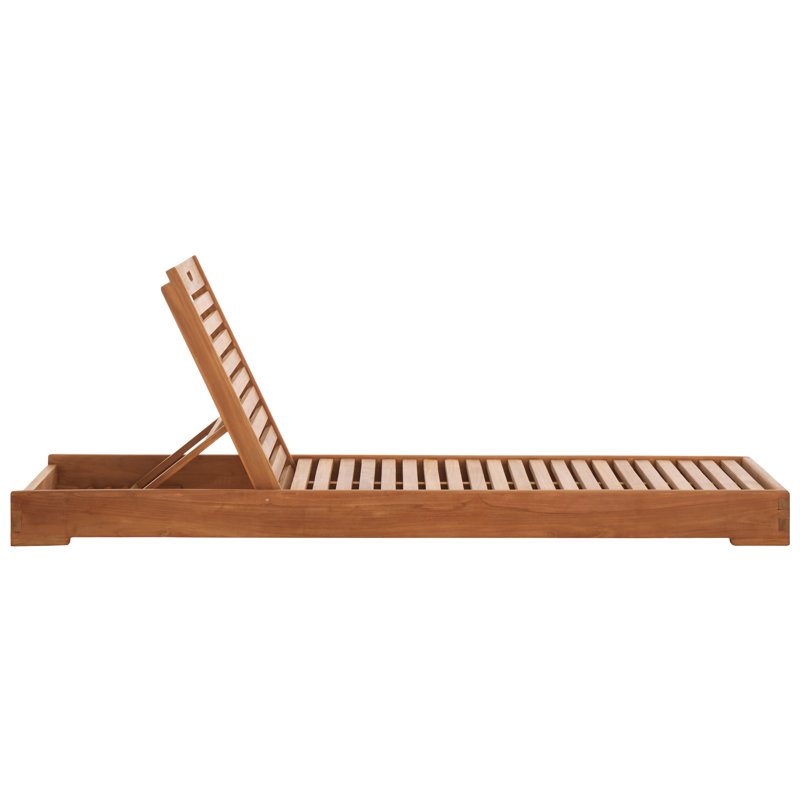 Aberdeen Outdoor Teak Adjustable Chaise Lounge