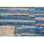 Tapis oriental bleu Kwame Kashkoli Kwame noué à la main 3 x 4