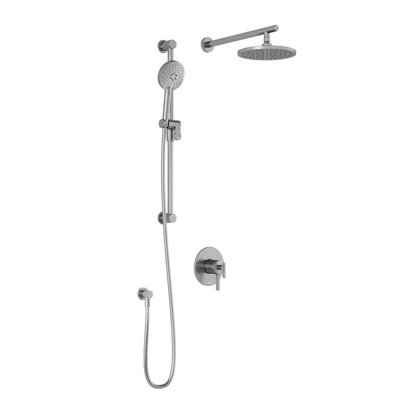 RoundOne Complete Shower System with Rough in-Valve, Chrome