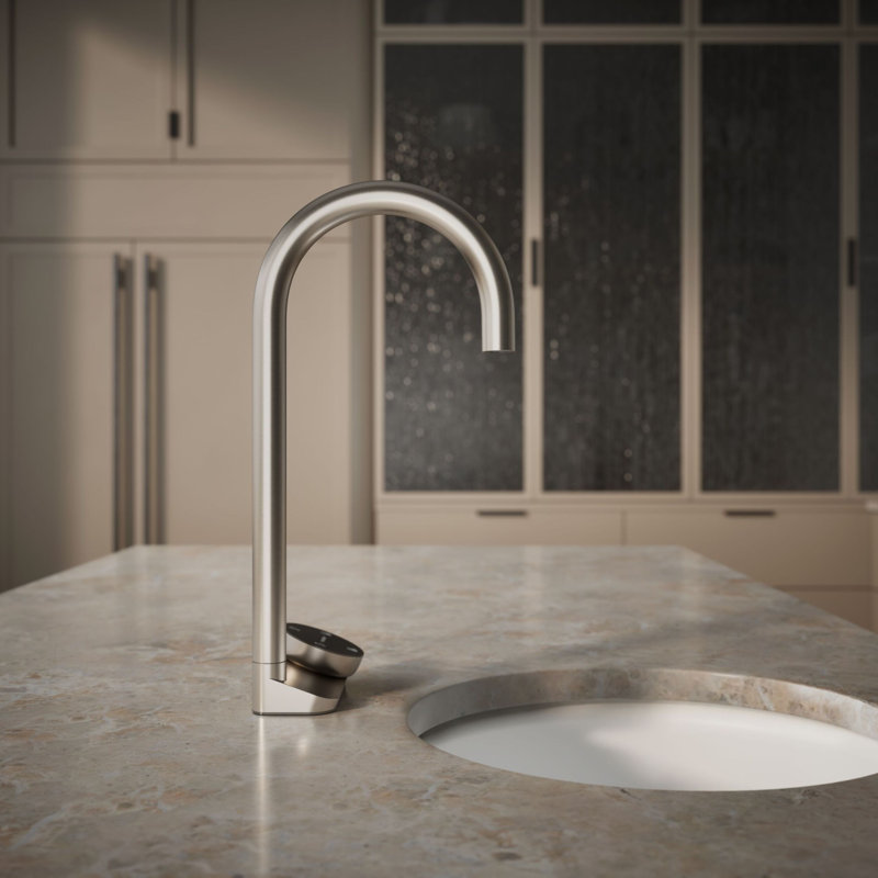 Aquifer4-In-1 Tall Arc Beverage Faucet, Stainless Steel