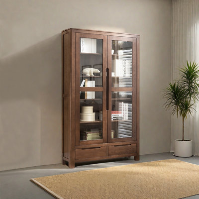 European style closed storage bookcase