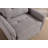 Francesca 35"W Gray Woven Convertible Armchair-927657974