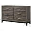 Commode 6 tiroirs Grey Oak