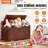 Kids Toy Storage Bench Wooden Toy Box Chest 32.68 x 17.91 x 24.02"-971756155