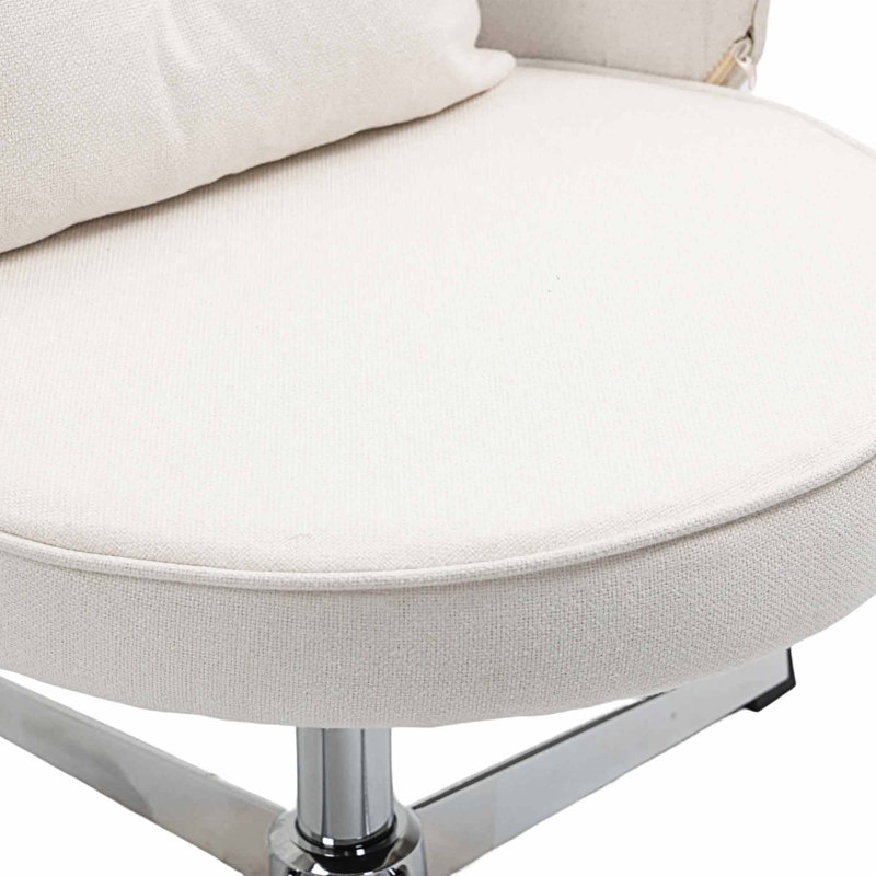 Chaise de bureau Geshia, Vert, Argent