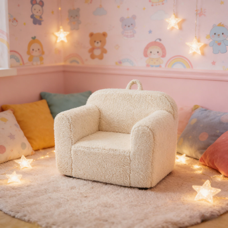 Alexia Kids Club Chair, Beige