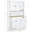 Armoire de rangement autoportante moderne avec comptoir pour four à micro-ondes