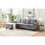 Ensemble de canapé modulaire pour salon avec méridienne en L, porte-gobelet et méridienne avec rangement moderne 4 places-130187286-130187283