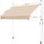 2.5m L Manual Retractable Awning with Adjustable Angle & Height-133044081