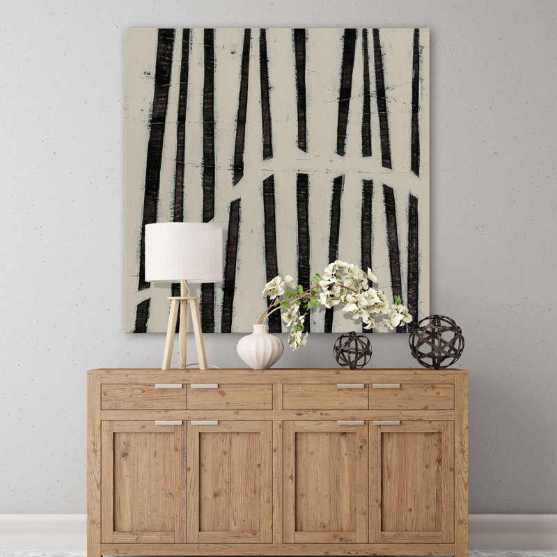«Hieroglyph I», reproduction sur toile tendue, H 40 po x l 40 po x P 1,5 po