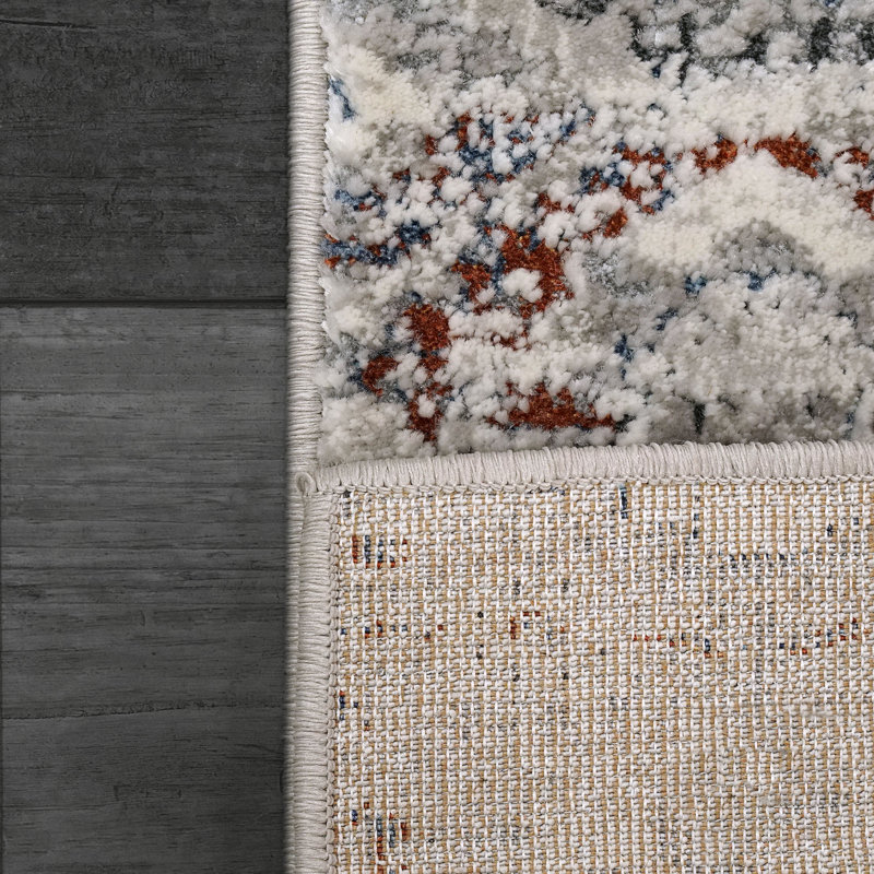 Abstract Indoor Rug, Rectangle 5'3" x 7'7"