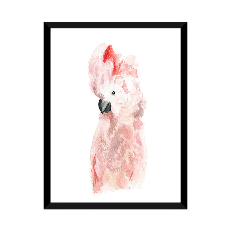 « mohawk » par albina bratcheva-reproduction d’art, H 24 po x l 16 po x P 1 po, Papier avec cadre noir