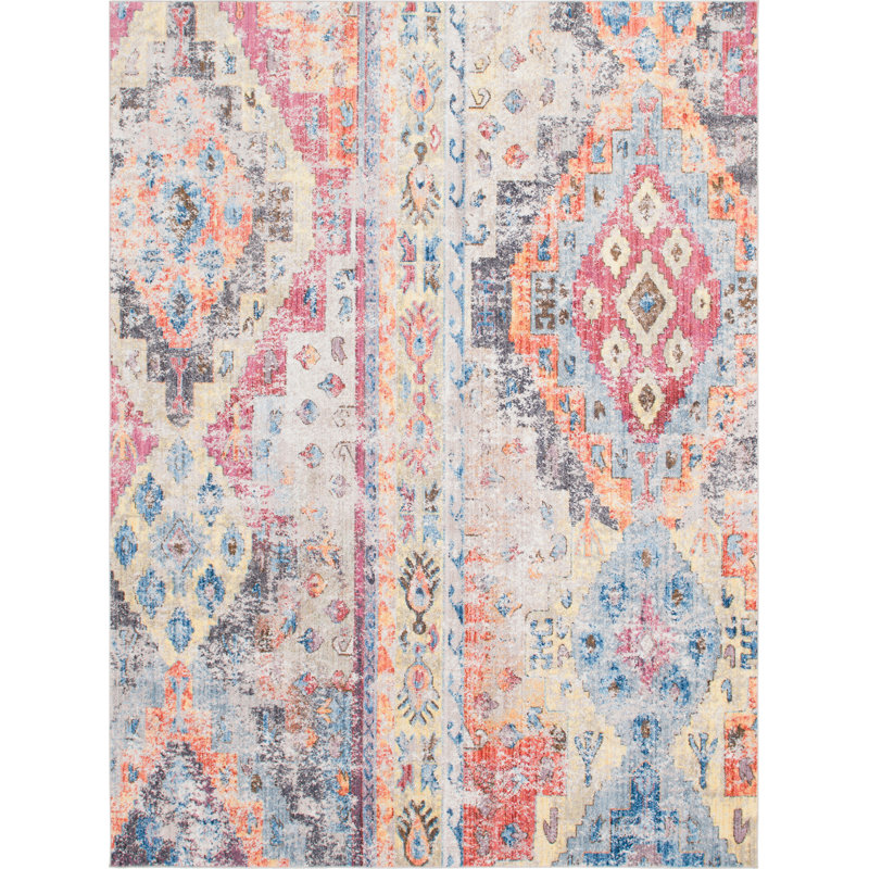 Leanora Geometric Indoor Rug, Rectangle 5'1" x 8'
