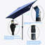 Parasol d'extérieur imperméable avec caractéristiques polyvalentes pour la détente-2007280061