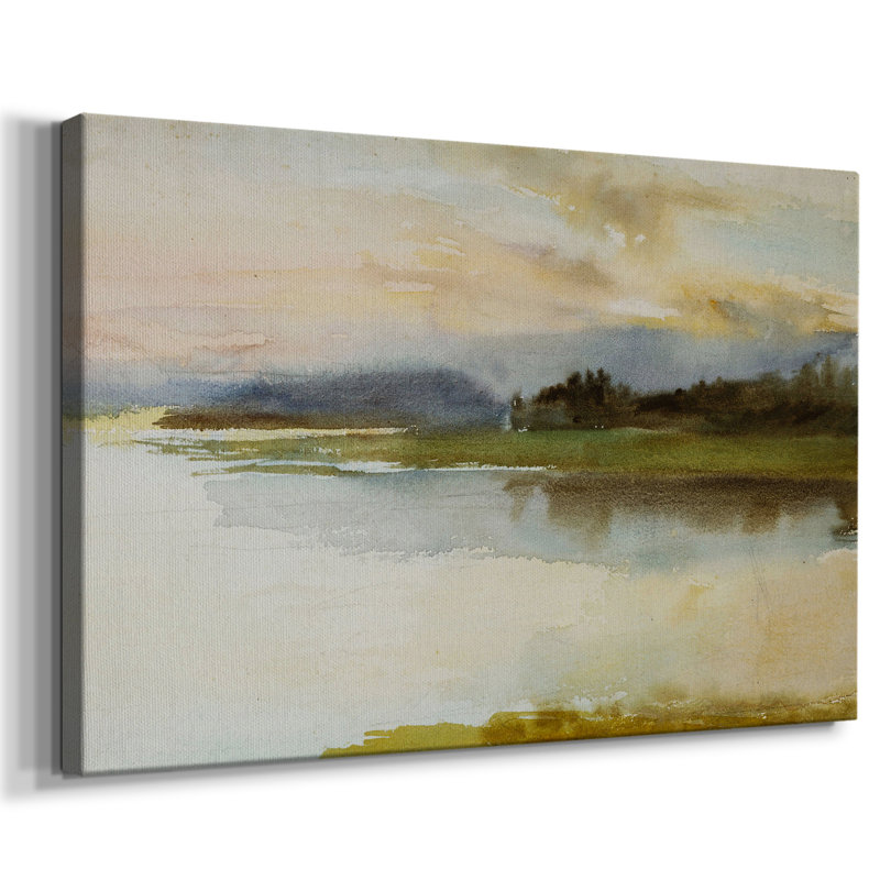 Paysage rétro - VMC, H 9 po x l 13 po x P 1,5 po, Toile tendue