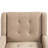 26.77" Mid-Century Modern Accent Chair With Linen Upholstery,  Tufted Back And Black Solid Wood Legs(Set Of 2)-887376071