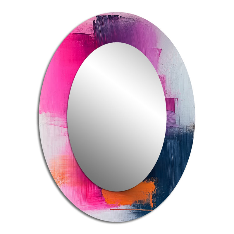 Doré Ethereal Dream I - Miroir mural ovale moderne, 40 po x 30 po