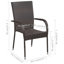 Ensemble bistro rectangulaire pour 2 personnes-908037036-908002163
