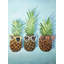«Summer Pineapples - Exotic Children», reproduction d'art encadrée | Décoration-1468011382-1468011384