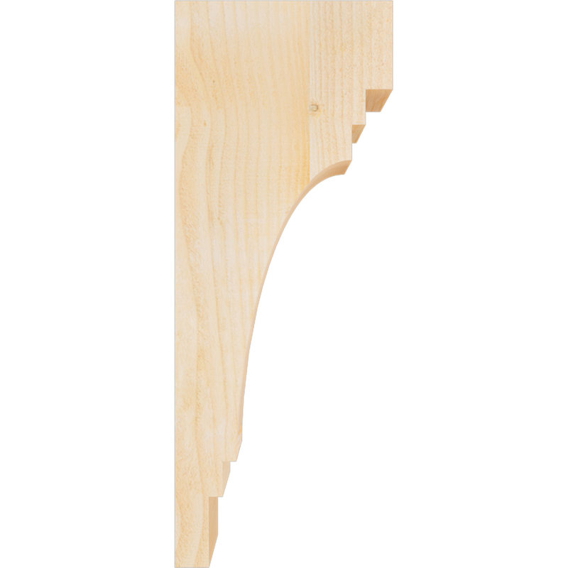 Corbeau Pescadero, H 26 po x l 4 po x P 10 po, Sapin de Douglas, Sciage brut