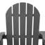 Ensemble de chaises d'extérieur en poly Adirondack avec plateau de connexion et porte-gobelet-182921133