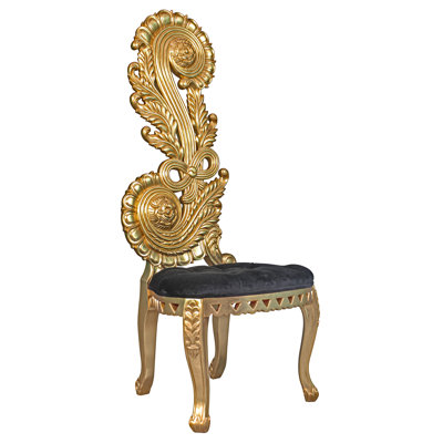 Fascia Di Fiori Gilded Accent Chair
