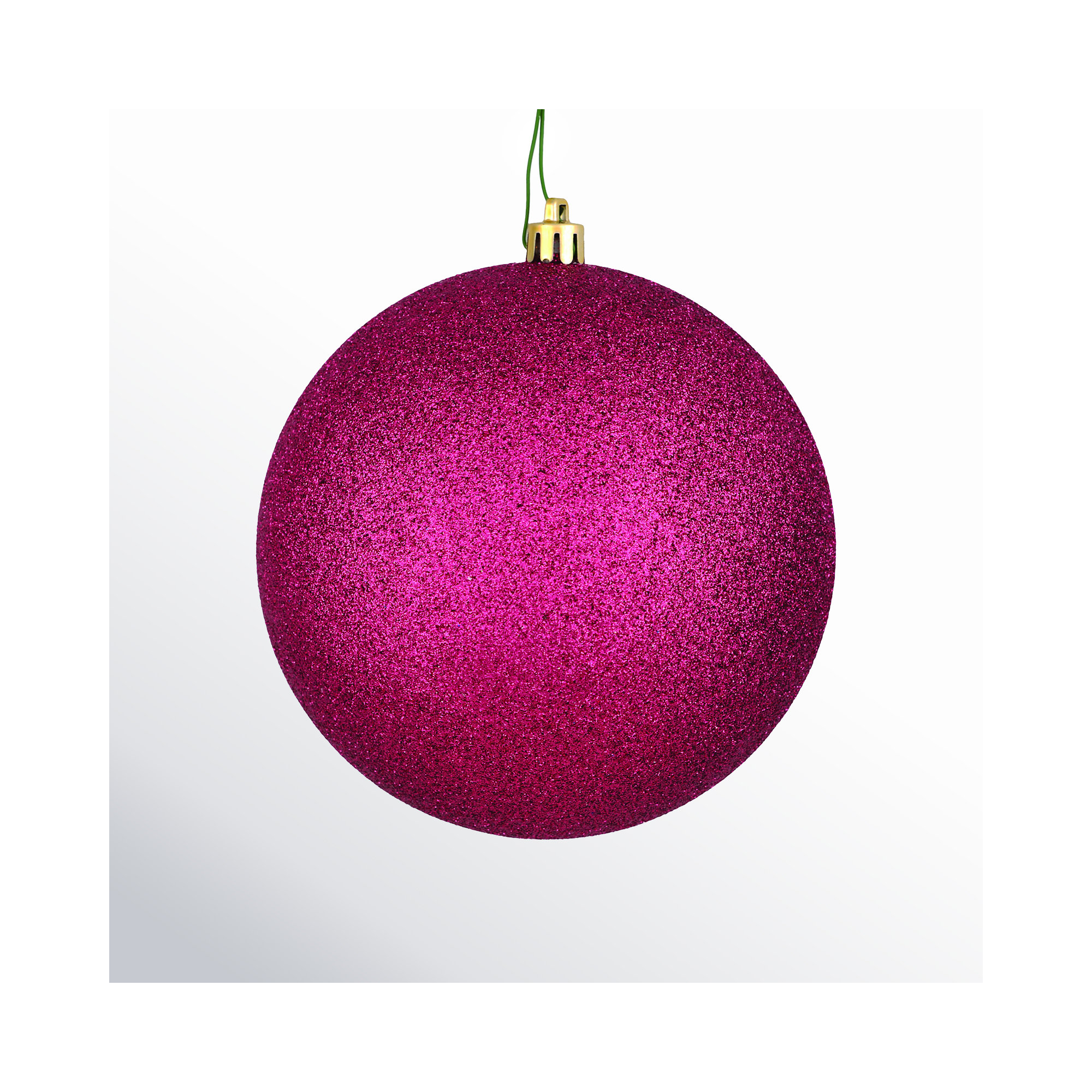 Holiday Décor Ball Ornament, Berry Red, 3" H x 3" W x 3" D