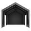 Abri d'auto robuste pour auvent Carport