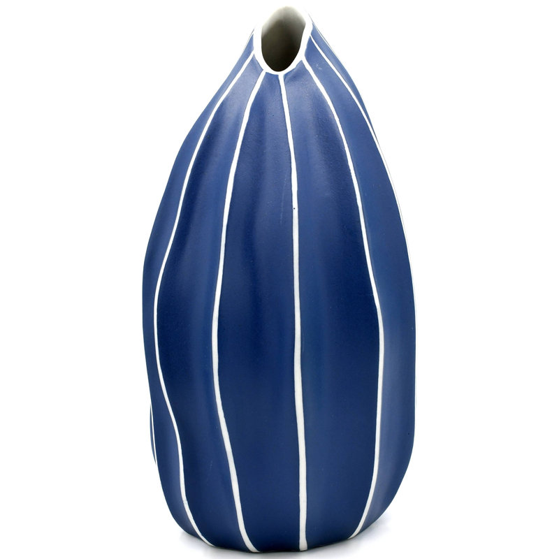 Avery-Parker Handmade Table Vase, Blue